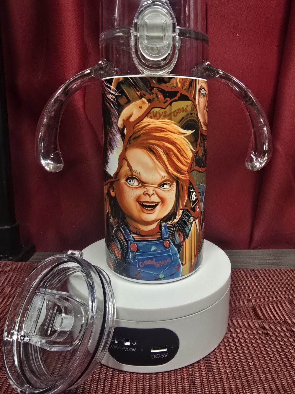 Chucky Graphic Sippy Cup/tumbler